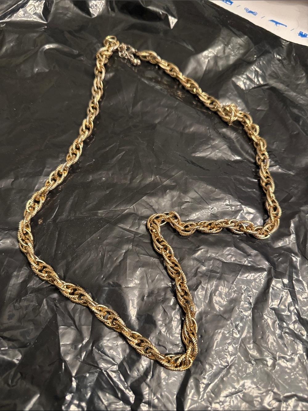 Francesca's Collections Gold-Tone Twisted Rope Necklace